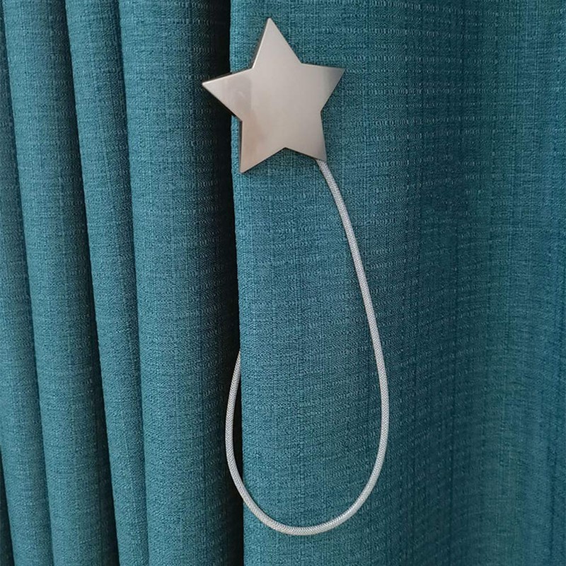 Sitengle Curtain Tassel, Magnet, Star, Curtain Accessory, Strong Magnet, Car