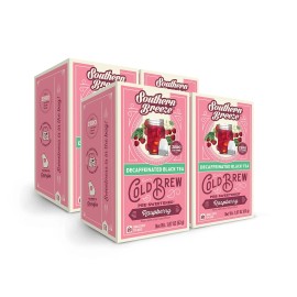 Southern Breeze Sweet Tea Zero Sugar Decaf Cold Brew Tea Bags Pack of 4