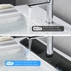 Qinthory Sink Protector Silicone Faucet mat for Kitchen Sink, Handle