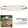 Large Canvas Firewood Carrier Log Bag Indoor Fireplace Log Carrier