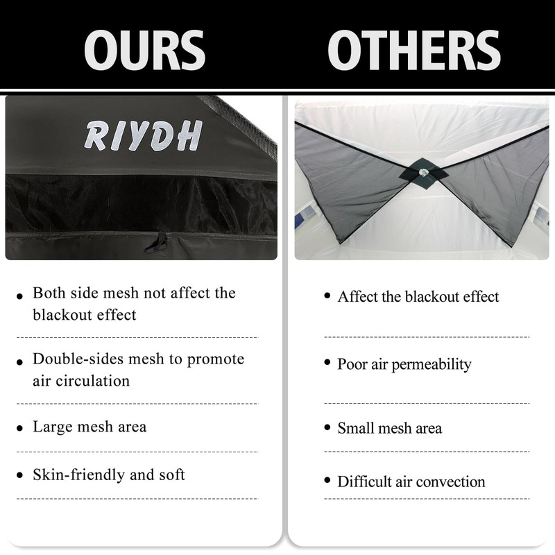 RIYDH Bed Tent Bed Canopy Breathable 100% for Adult and