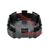 SAUTVS Tire Wheel Hub Caps for Polaris General 1000, Black