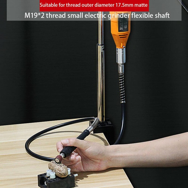 42" Extension Flexible Drill Rotary Drive Flex Shaft Attachment for