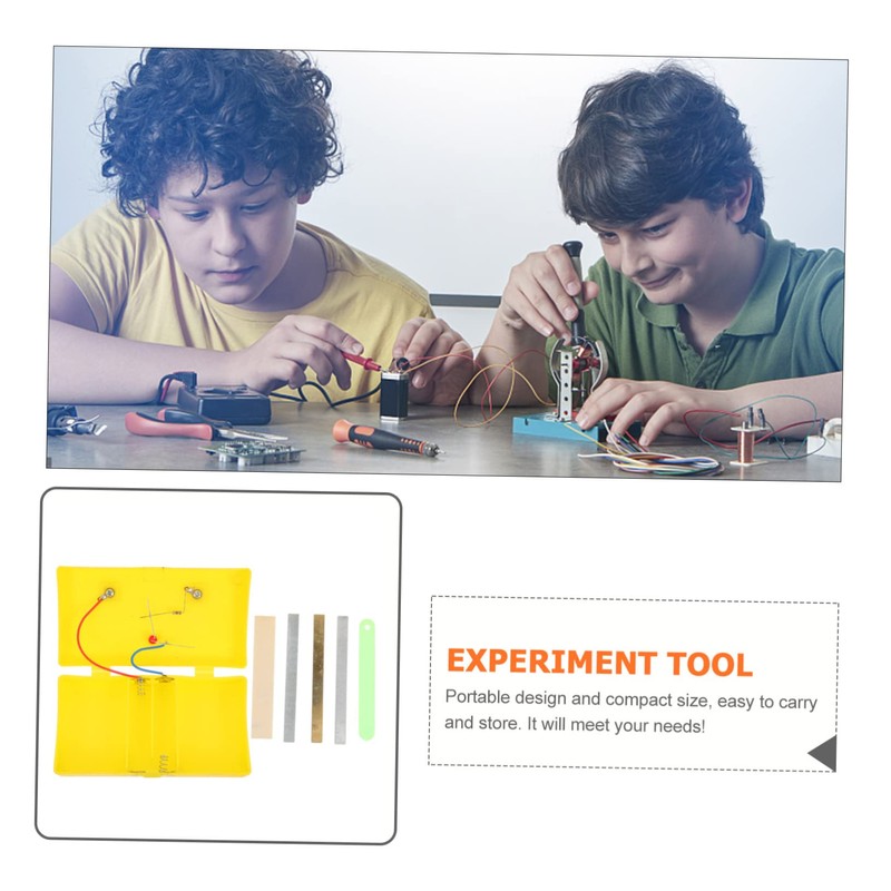 Hohopeti Conductive Experimental Materials Plastic Conductivity Experiment Kit for Physics