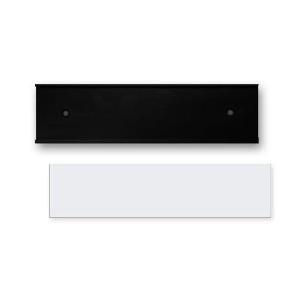 8 x 2 Wall or Door Nameplate Holder with Clear