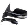 TRQ Driver Side Power Folding Mirror Heated Memory Smooth Black