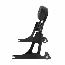 Sissy Bars Fits for 06-17 Harley Dyna Street Bob FXD FXDB FXDL FXDLS Black Detachable Passenger Backrest Lattice Stitch Pad