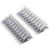 HappyHome Stainless Steel Silver Clothespins Set of 20 Cute Clothespins