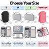 Travel Cable Organizer Bag for Electronics – Water-Resistant Oxford Storage