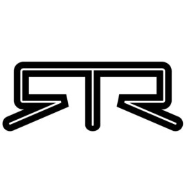 Batter Decals Ford Mustang RTR Ready To Rock Logo  Vinyl Graphic Decal Sticker white 22” white