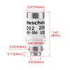 Heschen Ceramic Neozed Fuse Inserts, D0 Type Fuse Insert, D02,