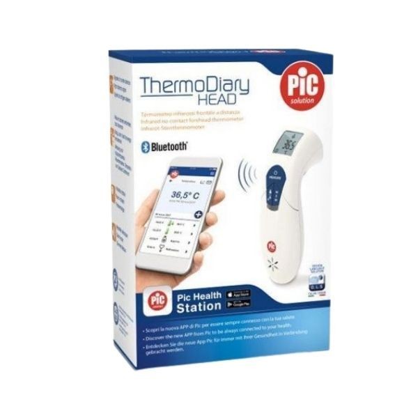 Pic Solution ThermoDiary Head Infrared No-Contact Thermometer with Bluetooth