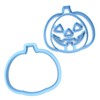 Sweet Prints Inc Set of 2 Jack-O-Lantern (cut-through) Cookie Cutter