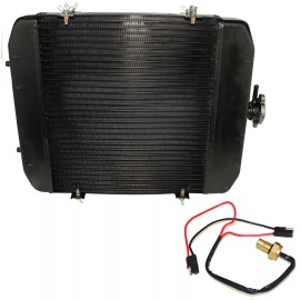 Caltric Radiator for Arctic Cat 500 Automatic 4X4 Fis Le 2005 2006 2008 W/ Sensor
