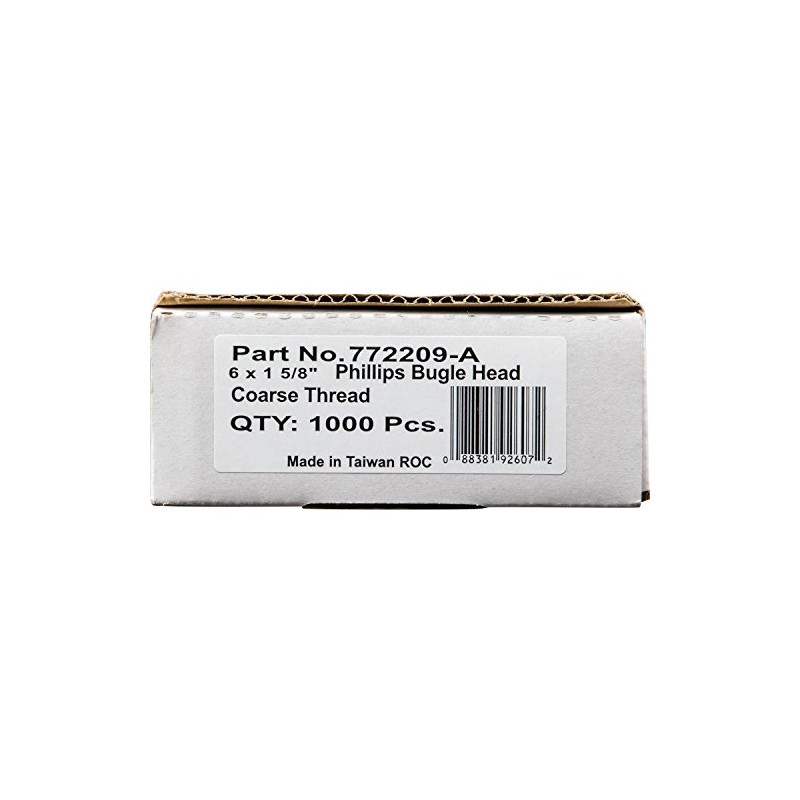 Makita 772209-A No. 6 by 1-5/8-Inch Phillips Coarse Thread Drywall