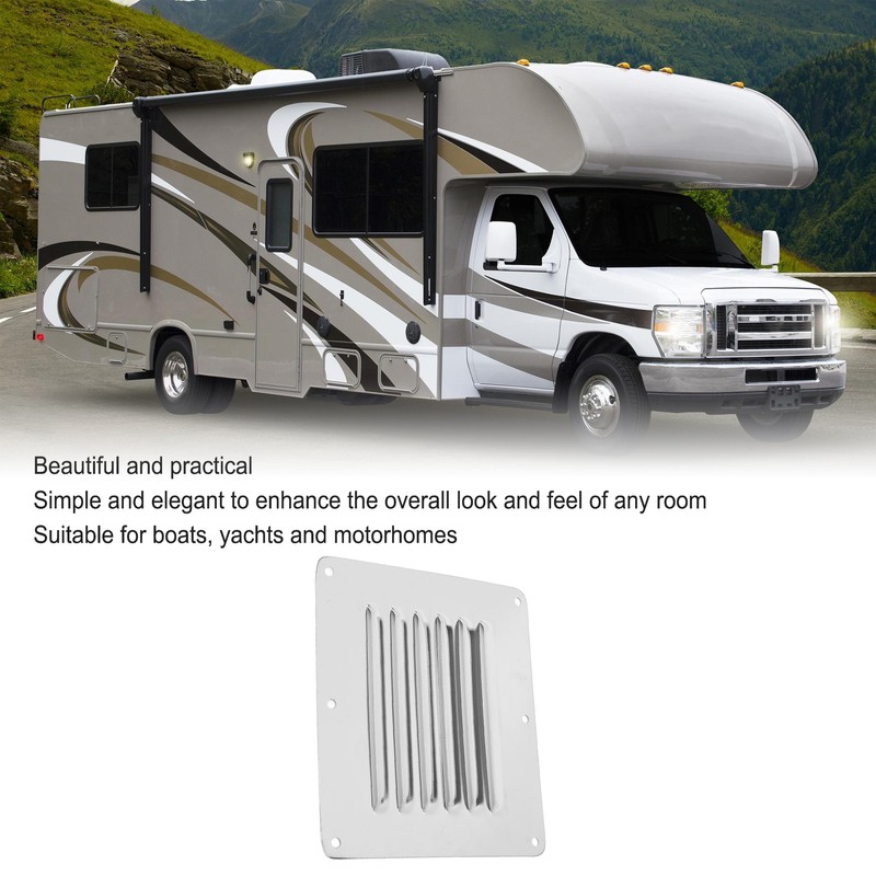 Boat Louvered Vent Rustproof 304 Stainless Steel Marine Ventilation Grille