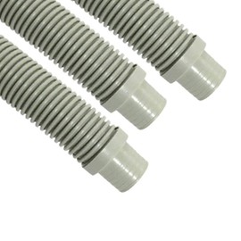 Puri Tech 3 Pack Universal Swimming Pool Cleaner Suction Hose 48 Long Grey Color for Hayward Navigator, Vac Ultra, AquaBug, Polaris ATV and More