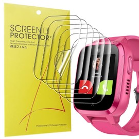 Blueshaweu Compatible for XPLORA Kidzi smartwatch Screen Protector, [6 Pack] Full Coverage TPU Clear Film Compatible with XPLORA Kidzi (6 Pack)