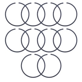 Gubeter 10 Piezas Anillo Pistón para kit, for Husqvarna 49 42 51 55 246 351 353 350 345 340 346 for Jonsered 2150 Cs2150 Chainsaw 503289010