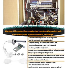 80 Volt IGN00145 Furnace Ignitors Fits Trane IGN145 with Mounting Screws Hot Surface Silicon Nitride Ignitors kit 768A 815