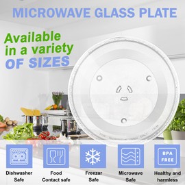 Microwave Plate Replacement for GE Part Number WB49X10224 Microwave Glass Turntable Tray 11.5 Inch