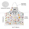 WCGXKO Lolli’s Kitchen Apron Lolli Baking Gift Lolli Birthday Gift