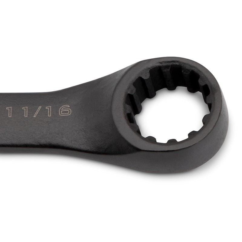 Crescent 7 Piece X6 Black Oxide Spline Open End Ratcheting