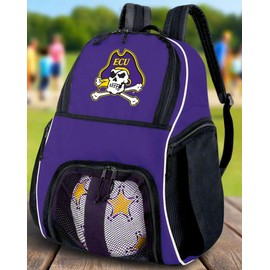 Broad Bay East Carolina Soccer Backpack or Volleyball Bag Purple