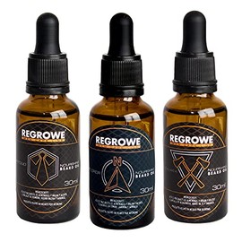 3 Pack Regrowe | Aceite Portfolio, Explorer y Lumberjack | Aceite para Barba y bigote |