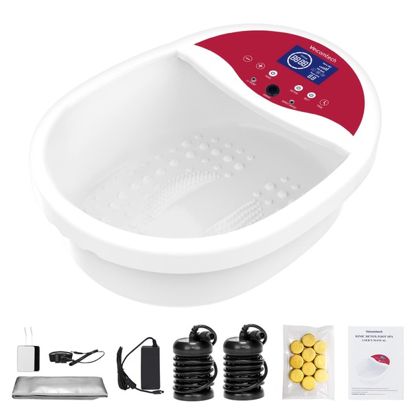 Veicomtech Ionic Foot Detox Machine - Ionic Foot Spa Kit