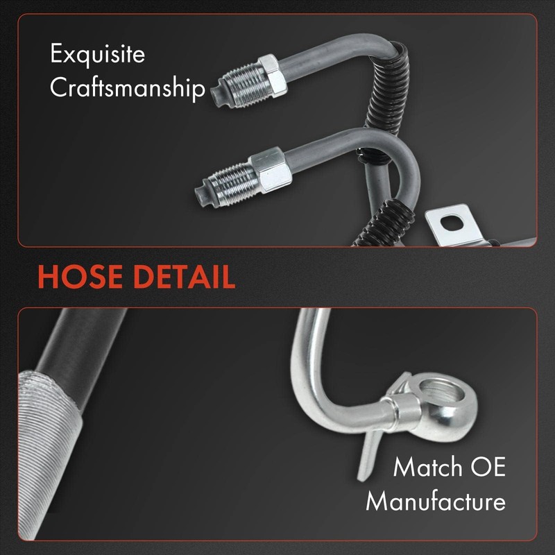 A-Premium Power Steering Pressure & Return Hoses Line Assembly Compatible