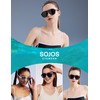 SOJOS Ocean Collection Polarized Retro Aviator Sunglasses for Women Men