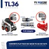 TL36 Flat Face to Ag style Quick Coupler Adapter Set