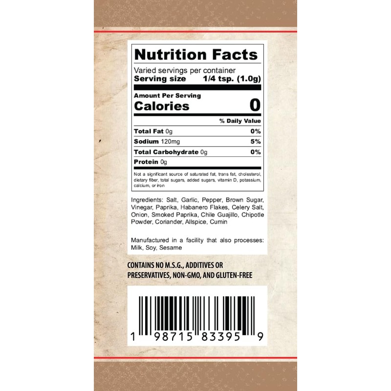 Dad’s Seasonings – Spicy SPG (Salt, Pepper, Garlic, & Habanero)