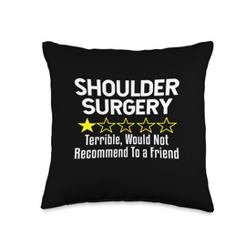 Shoulder Surgery Get Well Soon Recovery Health Healing Gifts Throw Pillow