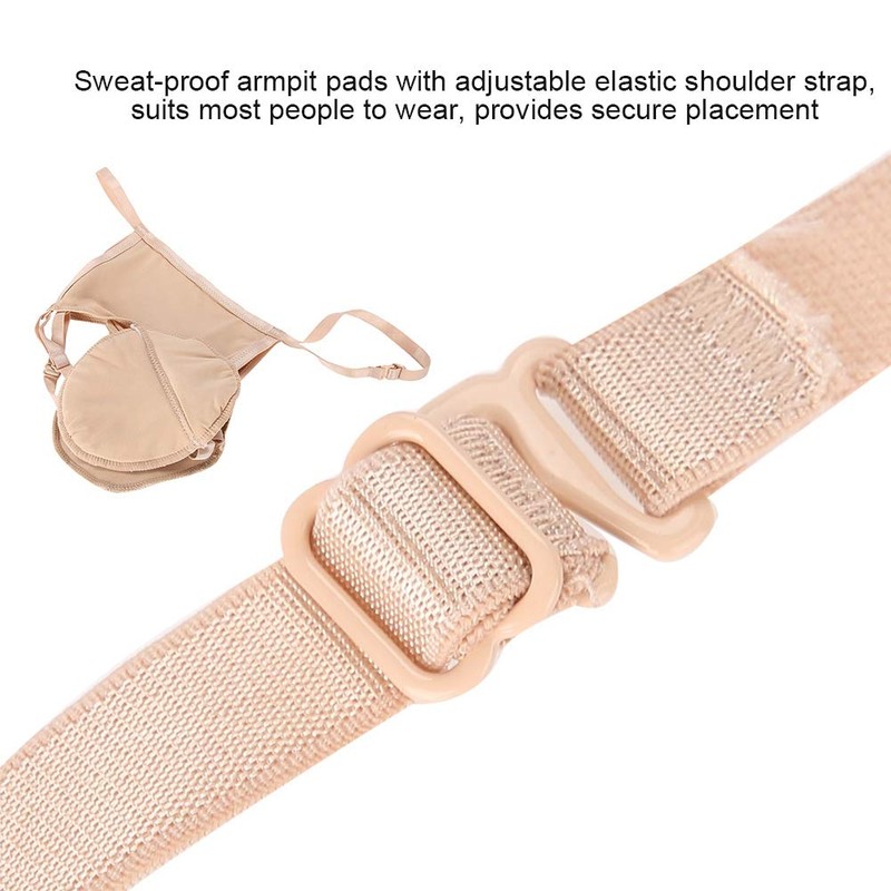 Milltrip Underarm Sweat Pad, Underarm Sweat Guard, Reusable Cotton Armpit