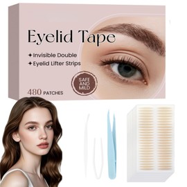 Eyelid Lift Strips,Eyelid Tape for Hooded Eyes,Invisible Double Eyelid Sticker,Eye Lid Lift for Hooded Eyes,Eye Strips for Hooded Eyes,Glue-Free Invisible Double Eyelid Sticker,Natural Effect