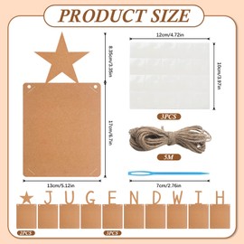 Dongcill Jugendweihe Deko,Originelle Fotogirlande zur Jugendweihe - inkl. 13 Kraftpapier Karten,Jugendweihe Geschenke für Junge & Mädchen