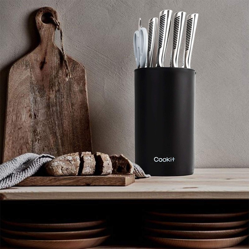Knife Block Without Knives, Cookit Universal Round Knife Block Only,