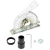 QWORK Cutting Dust Shroud for Angle Grinder 4-1/2" to 5",