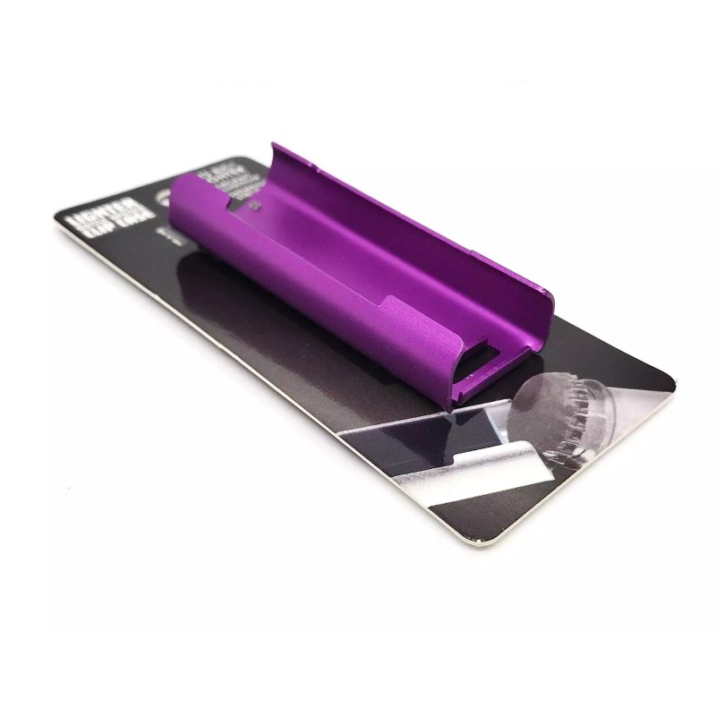 Monster Smoking Purple Design Aircraft Aluminum Big Bic Lighter Clip