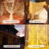 Yinlikede Cortinas Serie Luces 300 Led Navidad Decorativas Fiesta 3x3m