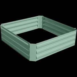 Zenport WS1003 Raised Garden Bed Kit, Green (39.4"x39.4"x1