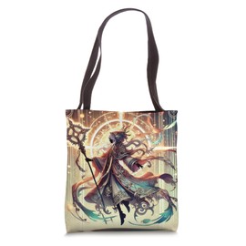 Arcane Mage Fantasy Digital Art Tote Bag