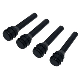 ZIMISI 4PCS Car Door Lock Knobs, Zinc Alloy Auto Inner Door Lift Bolt Pin Cover, 1.93" x 0.47" Auto Lock Pull Pins Replacement, Vehicle Front Rear Door Decoration Accessories for Most Cars (Black)