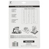 Hillman 842282 Pack Adhesive Letters, 2-Inch, Black/White