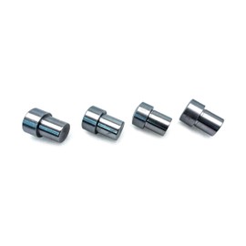 4 Piece Planishing Hammer Steel lower Die Set (1" R, 2" R, 2.5" R, 3" R) - 22mm (0.865") stem diameter