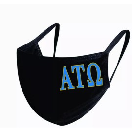 Alpha Tau Omega ATO Fraternity Face Mask-New!