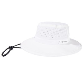 TOP-EX Sun Hat Men White XL/XXL - UV Protection Wide Brim Packable Lightweight Boonie Hat Safari Hiking Fishing Outdoor Gardening Festival Adjustable for Big Heads