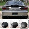 Advanced Trims MATTE BLACK FRONT+REAR LETTERS INSERTS FOR CAMARO 1992-2002